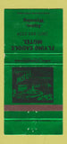 Matchbook Cover - Flying Saddle Motel Alpine WY WEAR GREEN 30 Strike