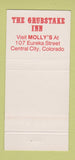 Matchbook Cover - The Grubstake Central City Colorado 30 Strike