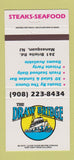 Matchbook Cover - Draw Bridge Steaks Seafood Manasquan NJ 30 Strike