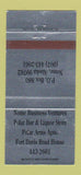 Matchbook Cover - Nome Business Ventures Liquor Apartments AK 30 Strike