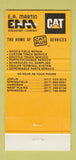 Matchbook Cover - EA Martin Joplin Springfield MO Caterpillar Tractors 30 Strike