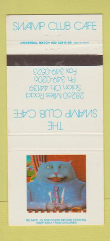 Matchbook Cover - The Swamp Club Cafe Solon OH 30 Strike