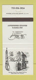 Matchbook Cover - The Wharf Restaurant Alexandria VA 30 Strike