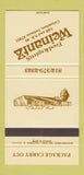Matchbook Cover - Weinantz Restaurant Columbus IN WEAR 30 Strike