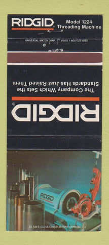 Matchbook Cover - Ridgid Treading Machine 30 Strike