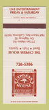 Matchbook Cover - Cypress House Half Moon Bay CA 30 Strike