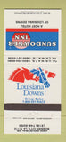 Matchbook Cover - Louisiana Downs Horse Racing Bossier City LA 30 Strike