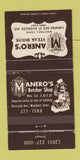 Matchbook Cover - Manero's Steak House Westport CT 30 Strike