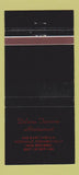 Matchbook Cover - Dileina Taverna Restaurant Norwalk CT WEAR 30 Strike
