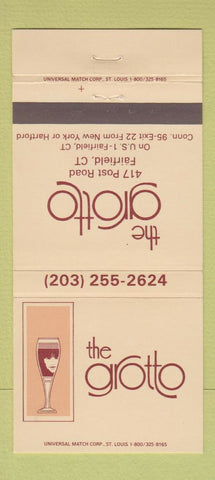 Matchbook Cover - The Grotto Fairfield CT 30 Strike