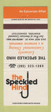 Matchbook Cover - The Speckled Hind Stamford CT restaurant 30 Strike