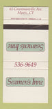 Matchbook Cover - Seamen's Inne Mystic CT 30 Strike