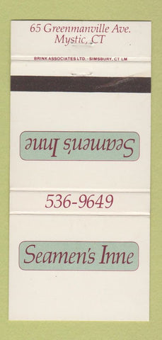 Matchbook Cover - Seamen's Inne Mystic CT 30 Strike