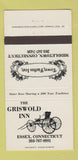 Matchbook Cover - Griswold Inn Essex CT Middletown Town Farms Inn 30 Strike