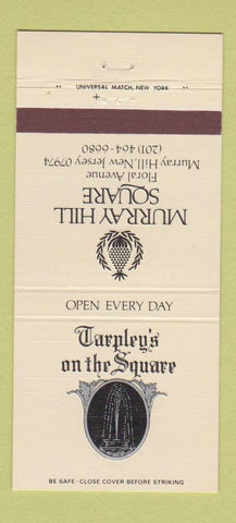 Matchbook Cover - Murray Hill NJ Tarpley's on the Square 30 Strike