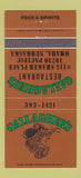 Matchbook Cover - Gallagher's Restaurant Omaha NE 30 Strike
