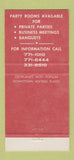 Matchbook Cover - Pat Joyce Tavern Cleveland OH WEAR 30 Strike