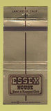 Matchbook Cover - Essex House Hotel Racquet Club Lancaster CA 30 Strike