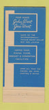 Matchbook Cover - Wort Hotel Jackson Hole WY 30 Stick