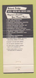 Matchbook Cover - Natural Bridge VA Hotel Motor Inn 30 Strike