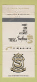 Matchbook Cover - Singing Hills Country Club El Cajon CA WEAR 30 Strike