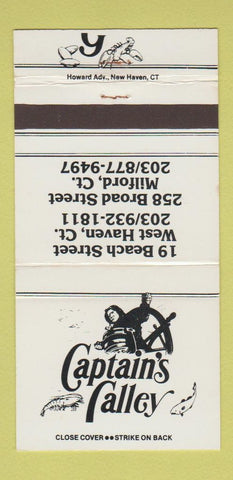 Matchbook Cover - Capitan's Galley West Haven Milford CT 30 Strike