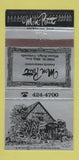 Matchbook Cover - Mon Petit Restaurant Wheat Ridge Colorado French 30 Strike