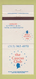 Matchbook Cover - Caucus Club Detroit MI 30 Strike