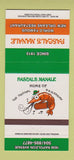 Matchbook Cover - Pascal's Manale New Orleans LA 30 Strike