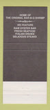 Matchbook Cover - Pascal's Manale New Orleans LA 30 Strike