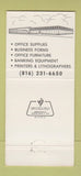Matchbook Cover - Schooley Printing Stationery Kansas City MO 30 Strike