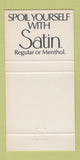 Matchbook Cover - Satin Cigarettes 30 Strike