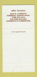 Matchbook Cover - Giannotti Restaurant Steak Oakbrook Terrace IL 30 Strike