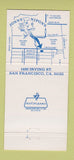 Matchbook Cover - Jonny Nipon's Restaurant San Francisco CA 30 Strike
