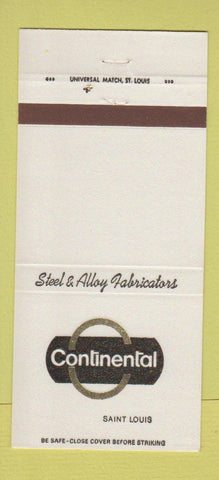 Matchbook Cover - Continental Steel Alloy St Louis MO 30 Strike