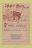 Matchbook Cover - Roger Young Auditorium Los Angeles CA Pacific Isle 40 Strike