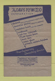 Matchbook Cover - Davis Plywood Corporation Cleveland OH WEAR 40 Strike