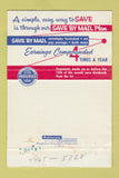 Matchbook Cover - Pipestone Federal Savings MN 40 Strike