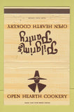 Matchbook Cover - Pilgrim Pantry Restaurant Seattle WA 40 Strike