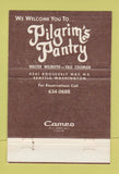 Matchbook Cover - Pilgrim Pantry Restaurant Seattle WA 40 Strike