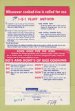 Matchbook Cover - Vermilion Bank and Trust Kaplan LA 40 Strike