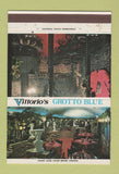 Matchbook Cover - Vittorio's Grotto Blue Stillwater MN 40 Strike