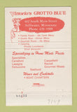 Matchbook Cover - Vittorio's Grotto Blue Stillwater MN 40 Strike