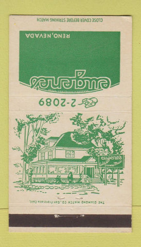 Matchbook Cover - Eugene's Reno NV 36 Strike
