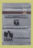 Matchbook Cover - USAA Insurance San Antonio TX 40 Strike
