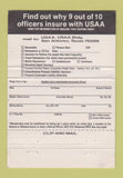 Matchbook Cover - USAA Insurance San Antonio TX 40 Strike