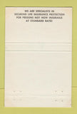 Matchbook Cover - United Underwriters Insurance Cheyenne WY 40 Strike