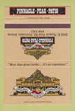 Matchbook Cover - Pinnacle Peak Patio Scottsdale AZ 40 Strike