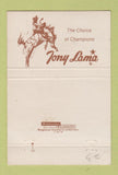 Matchbook Cover - Tony Lama Cowboy Boots Pinedale WY CREASE 40 Strike