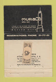 Matchbook Cover - Muralto Grill Bar Ciudad De Mexico WEAR 40 Strike